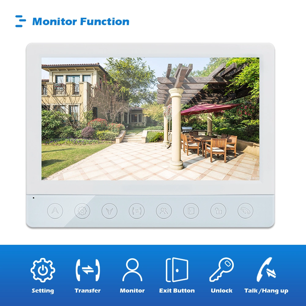 Most Powerful Video Door Phone Intercom System Support to Connect with CCTV Camera PIR Sensor Locks