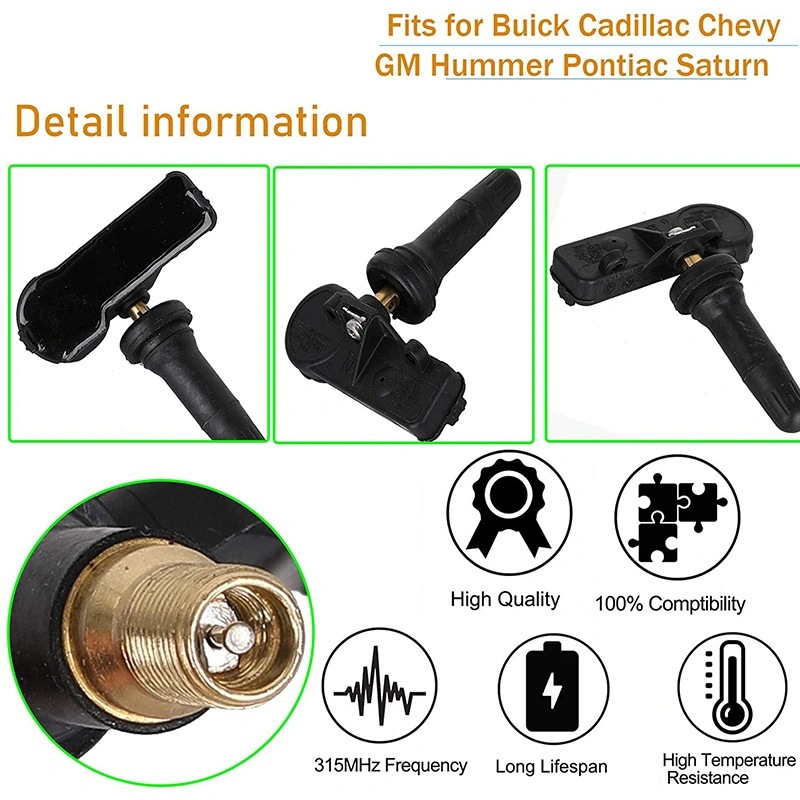 Car Tire Pressure Monitoring System Solar External Internal Universal TPMS