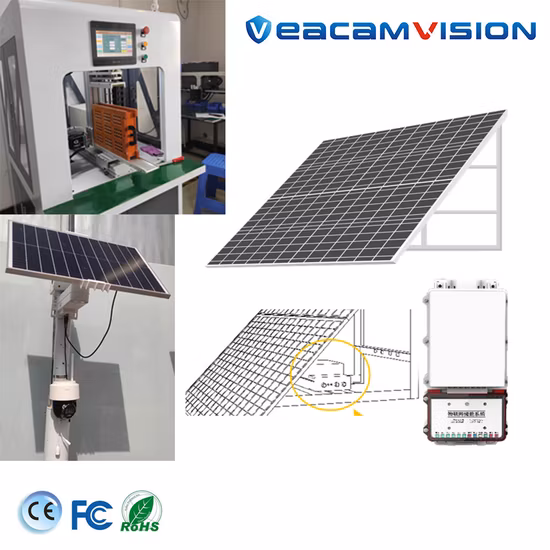2,4 ГГц Wi-Fi Домашняя уличная 2-мегапиксельная камера видеонаблюдения Solarüberwachungssystem